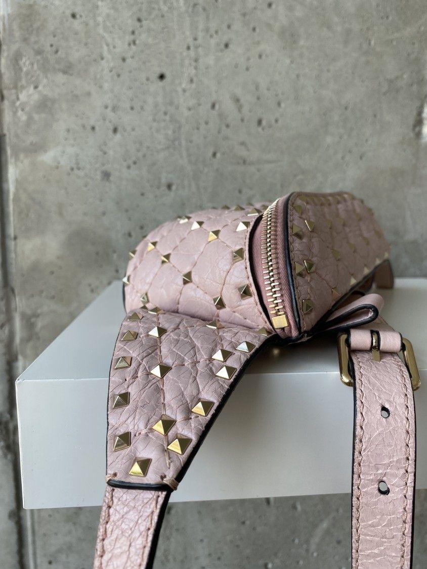 pink belt bag