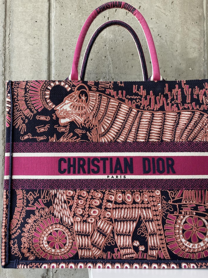 christian dior book tote large